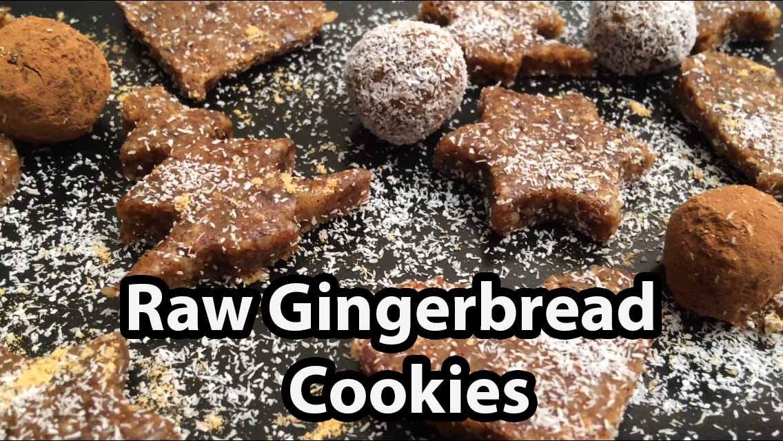 Vegan Gingerbread Cookies Recipe - Raw Food & Gluten Free