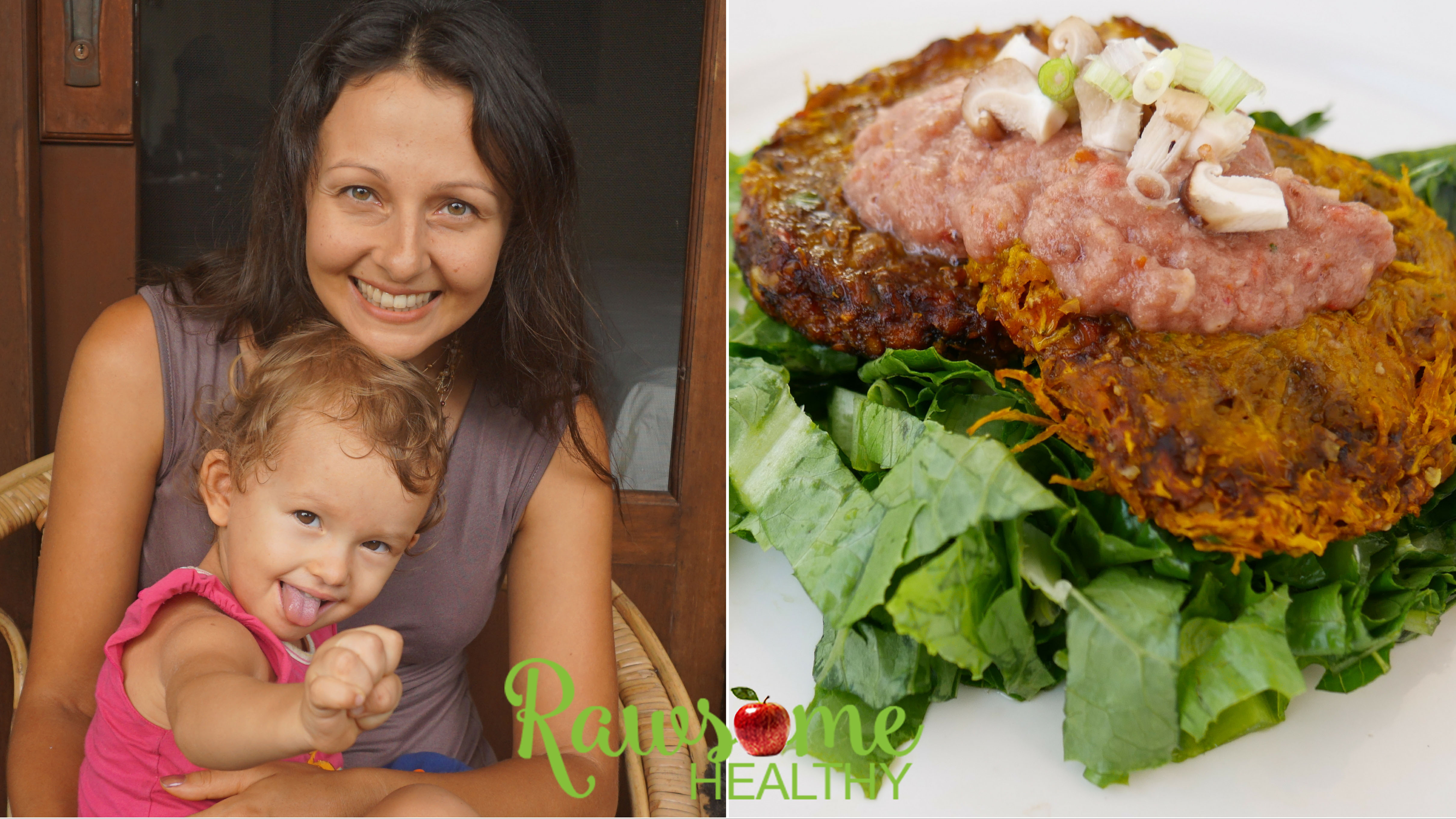 What We Ate HCLF + Vegan Thanksgiving Pumpkin Burgers Recipe!