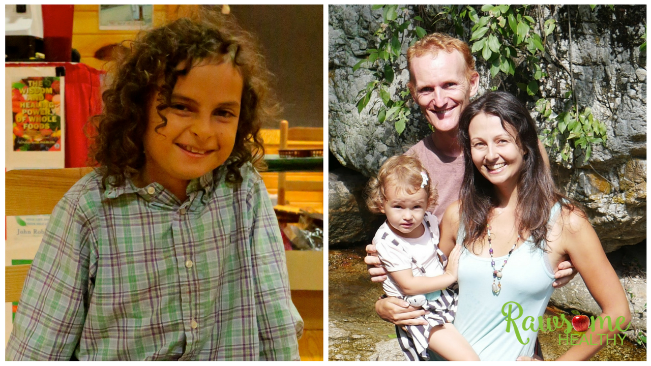 Super healthy raw vegan children with Anne Osbourne